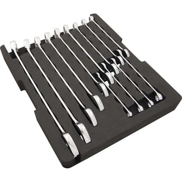 Tools 14 Piece SAE Combination Wrenches Set With Foam Tool Organizer